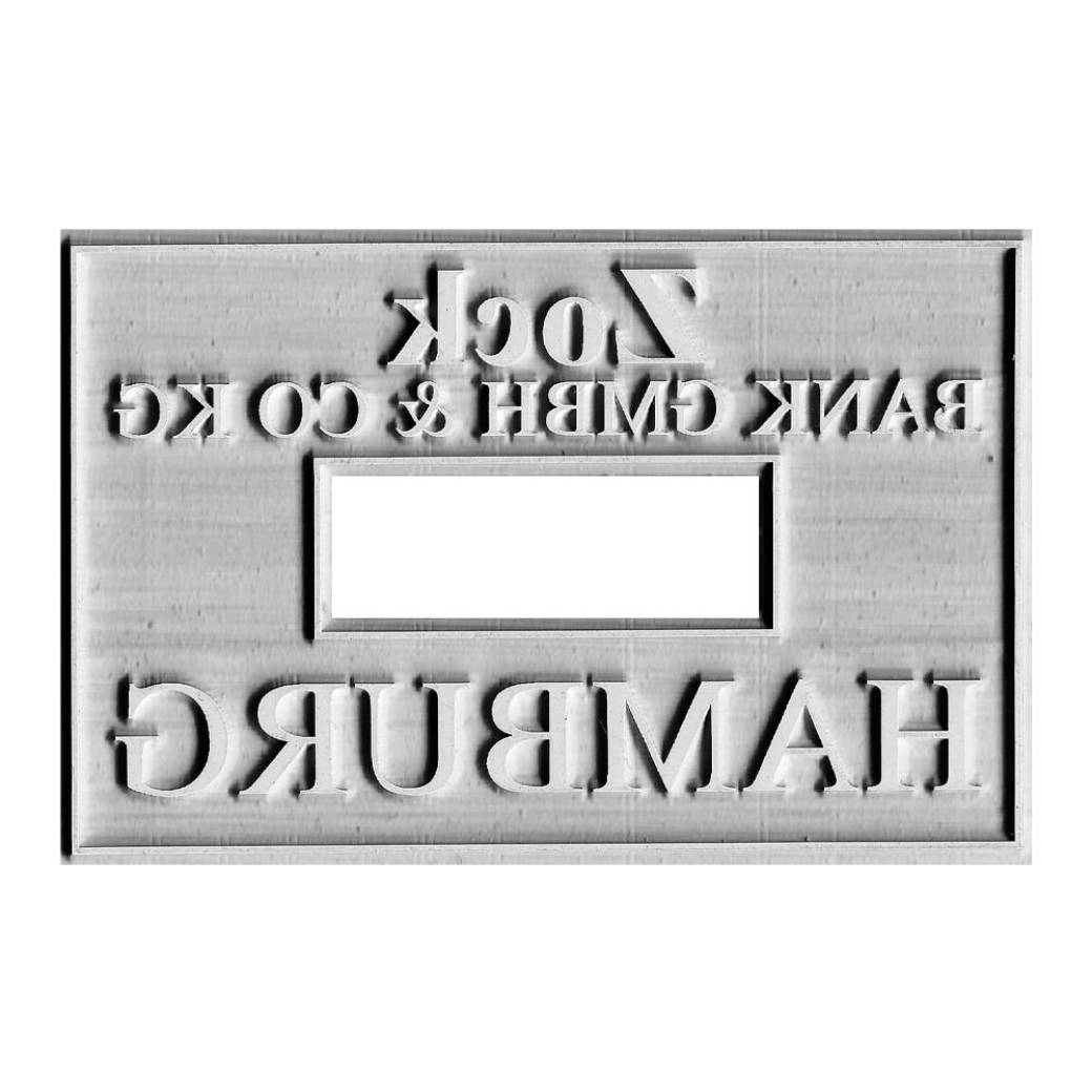 Rubber stamp plate 4726 Rubber stamp plate 4726