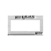 Rubber stamp plate 4750