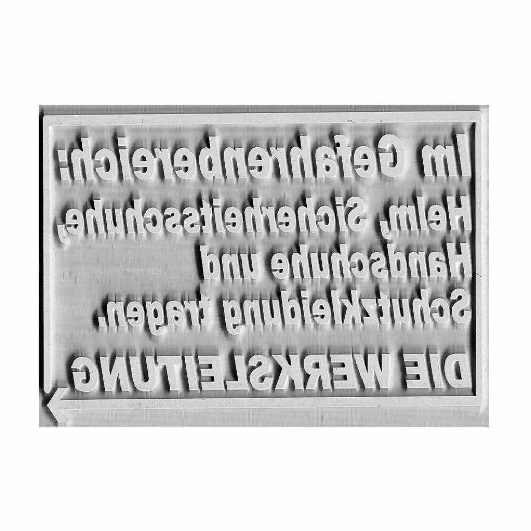 Rubber stamp plate Trodat 5208