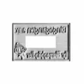 Rubber stamp plate 4729
